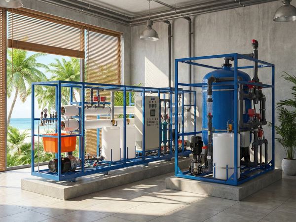 離島渡假中心—6T/Hr 海水淡化RO系統
