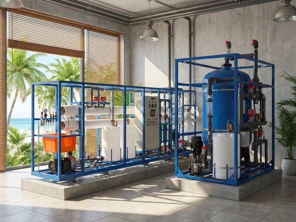 離島渡假中心—6T/Hr 海水淡化RO系統